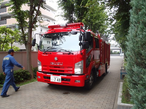 消防訓練の様子