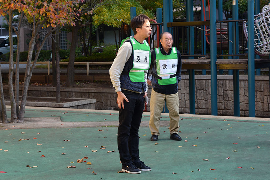 自衛消防訓練_理事長挨拶