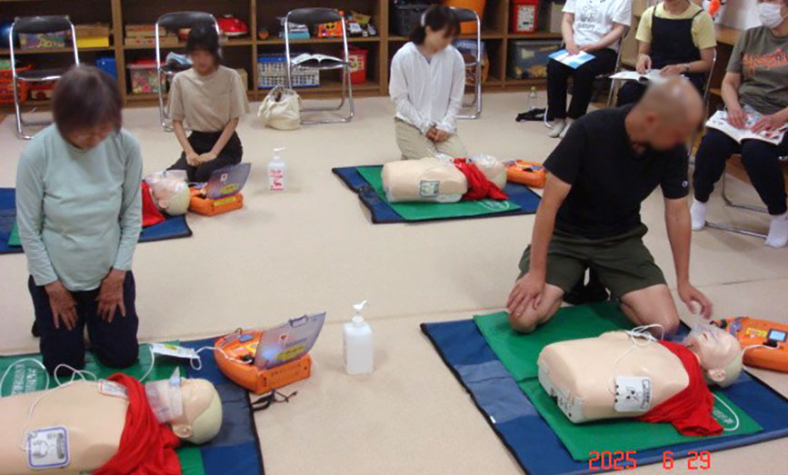 普通救命講習会_AED実習