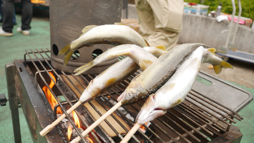 写真：BBQ会の様子