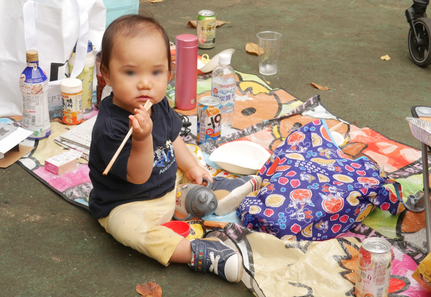 写真：BBQ会の様子