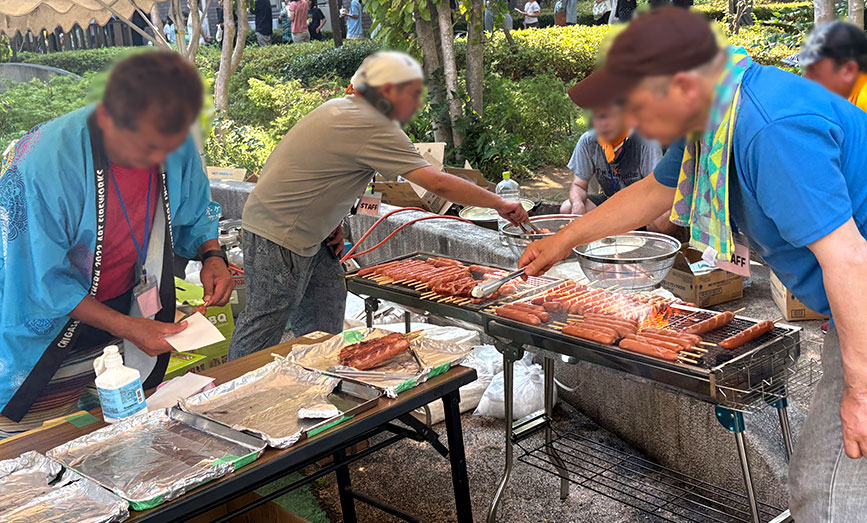 写真：夏まつりのようす